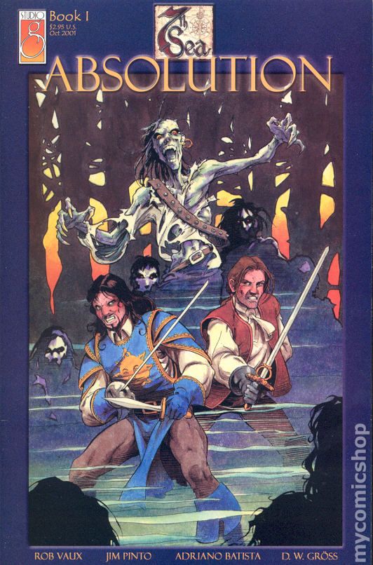 cover for issue 1 of the comic book mini-series 7th Sea Absolution