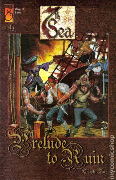 cover for issue 2 of the comic book mini-series 7th Sea Prelude To Ruin