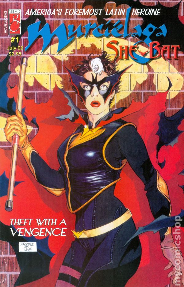 cover for issue 1 of Murci&eacute;laga She-Bat, volume 2